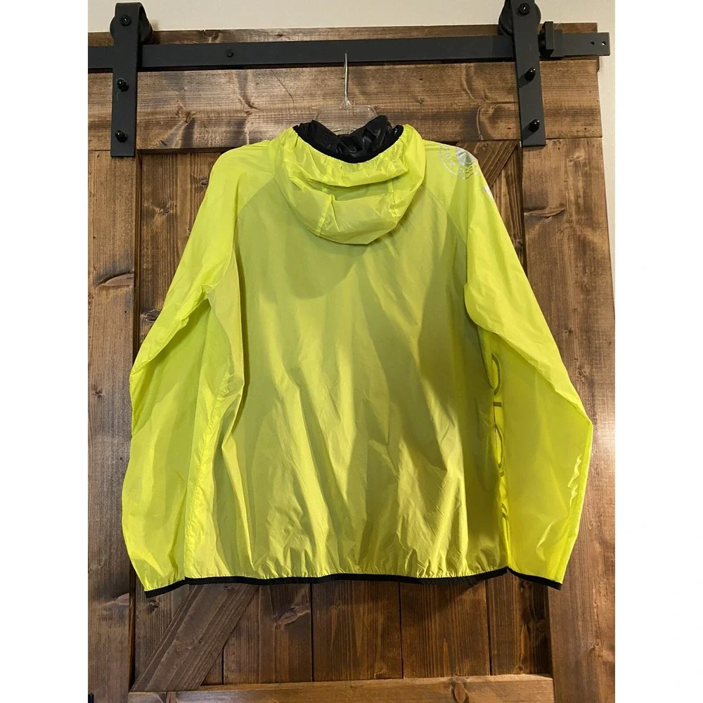 Body Glove Size L Yellow Packable Lightweight‎ Windbreaker Jacket NWT